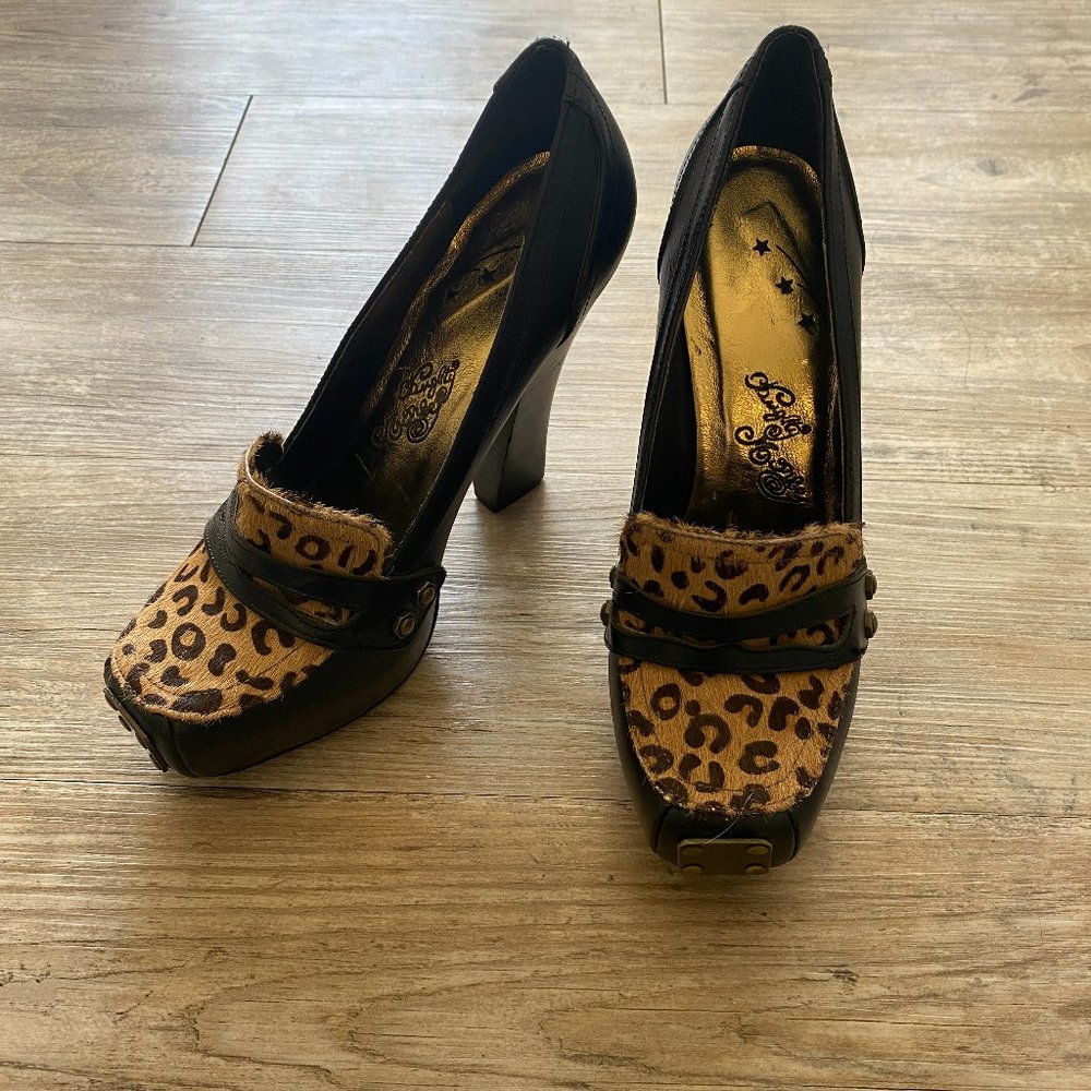 Leopard print heels - Picture 2 of 8